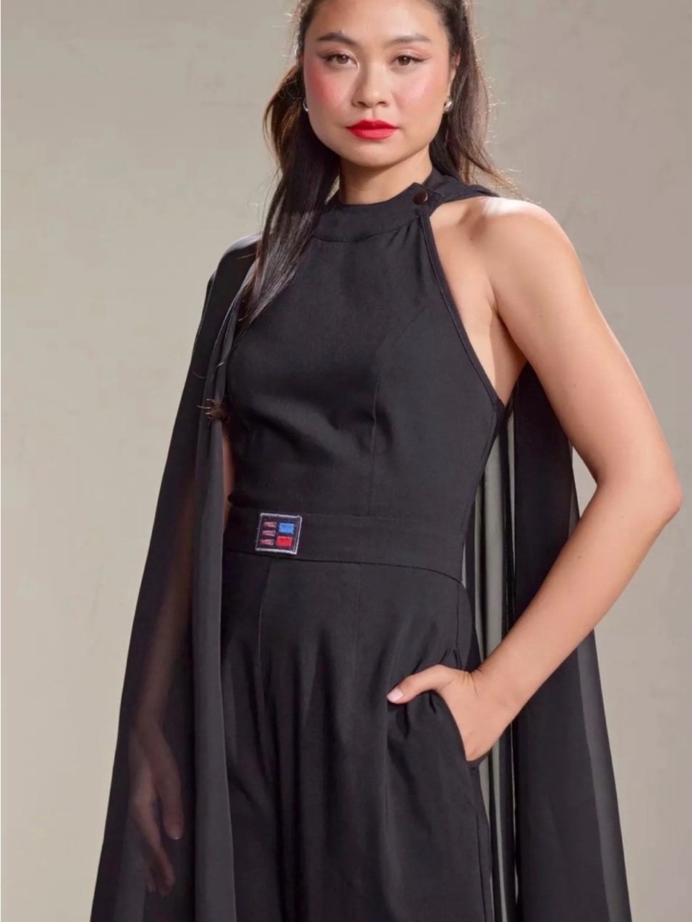 Her Universe Star Wars Darth Vader Cape Jumpsuit Her Universe Exclusive - Picture 2 of 7